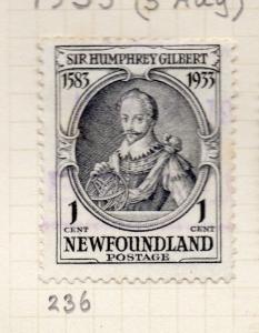 Newfoundland 1933 Early Issue Fine Used 1c. 260057