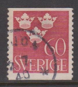 Sweden Sc#282 Used Tiny Thin