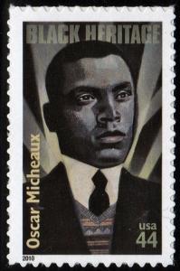 SC#4464 44¢ Oscar Micheaux Single (2010) SA