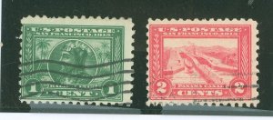 United States #401-402 Used Multiple