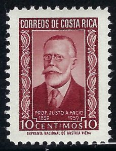 Costa Rica 261 MNH A1214-9