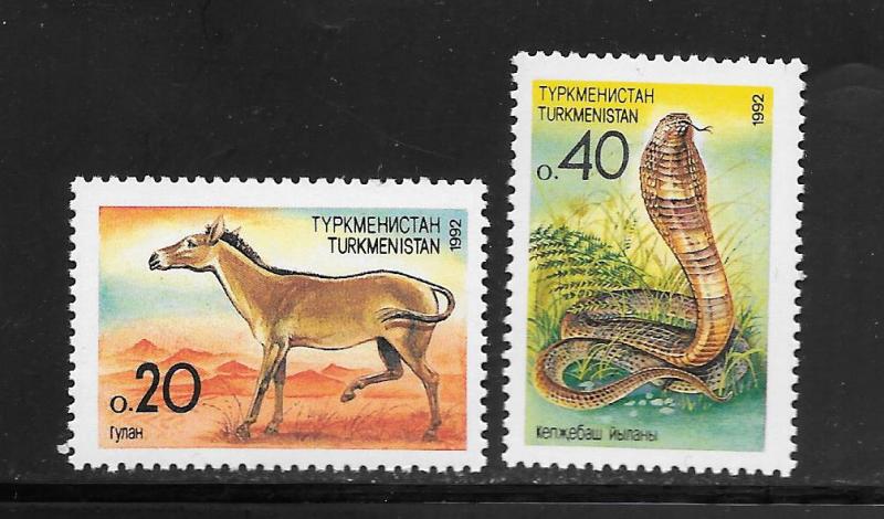 Turkmenistan #29-30 MNH Singles (my2)