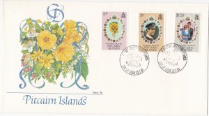 Pitcairn Islands # 206-208, Royal Wedding,  First Day Cover