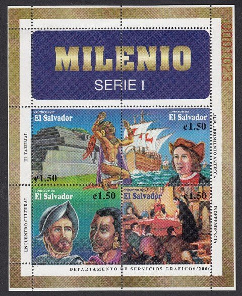 El Salvador 1536 Millennium Serie I mnh