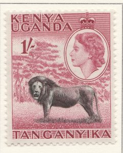 KENYA UGANDA AND TANGANYIKA 1954-59 1s MH* Stamp A30P4F40646-