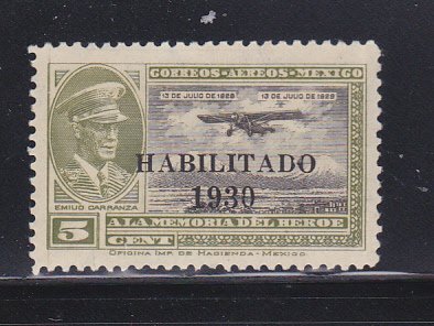 Mexico C29 MH Overprint