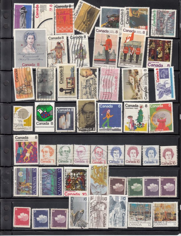 Canada Collection 400+ Stamps Used