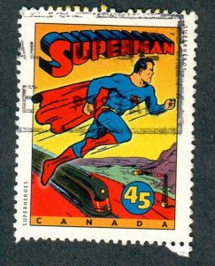 Canada #1579 Superman used single