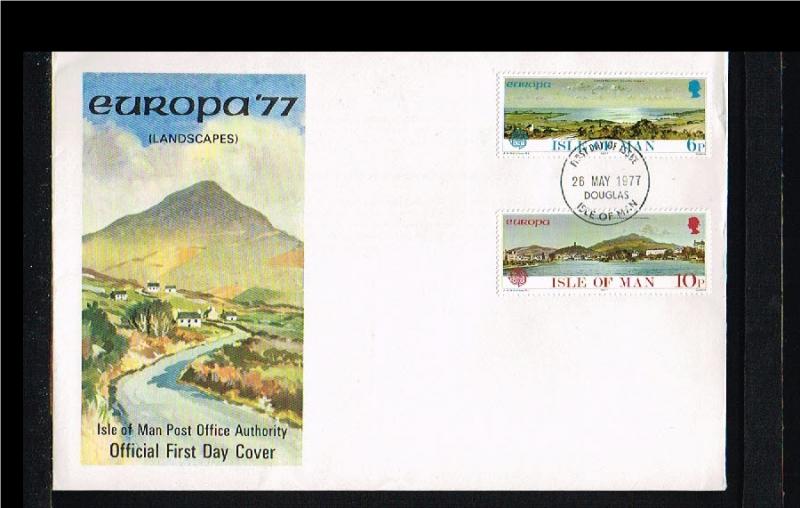 1977 - Europe CEPT FDC Great Britain-Isle of Man [A76_09]