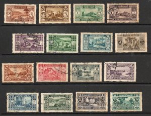 Lebanon - Sc# 117 - 132 MH & Used (some perf tone)         /       Lot 0923031