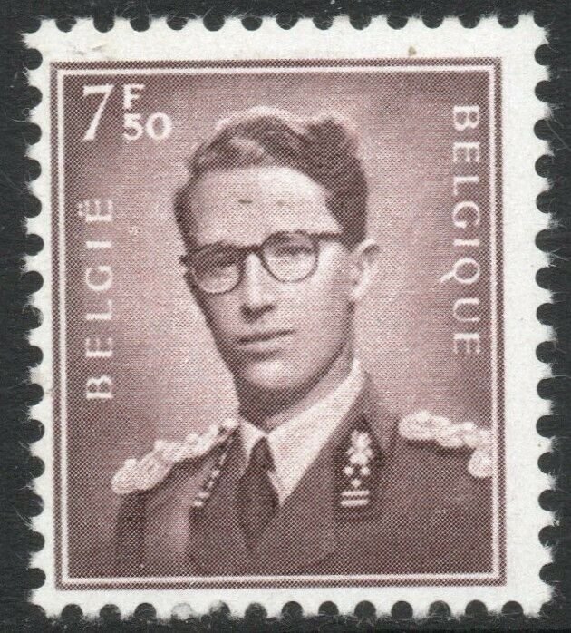 BELGIUM-1953 7F50 Brown Sg 1466 MOUNTED MINT V41544