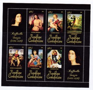 Central African Rep - 2011 art - 2 s/s - Raphael - #1701-2 cv 19.50 Lot 31