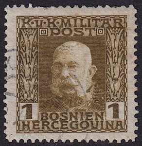 Bosnia & Herzegovina - 1912 - Scott #65 - used - Franz Josef