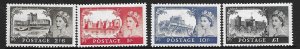 GB 371-74  1958  set 4  VF NH  (  printer DLR )