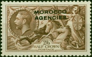 Morocco Agencies 1935 2s6d Chocolate-Brown SG73 V.F MNH