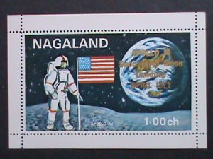 ​NAGALAND-1972 PROMOTION-APOLLO XV MOON LANDING MNH S/S VF-EST. $6