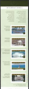 Canada #1990 $1.25 Tourist Attractions (2003). Booklet of 5. Five designs. MNH