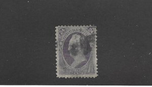 United States Scott 153 24-cent Scott used lt crease 2021 cv $210