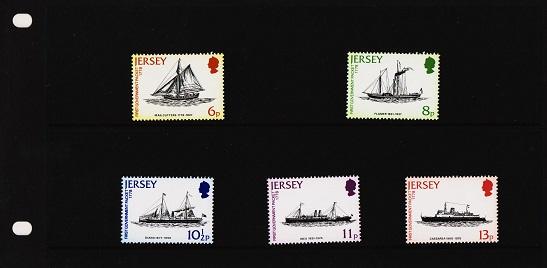 Jersey. 1978 Souvenir Pack. Mail Boats. Unmounted Mint