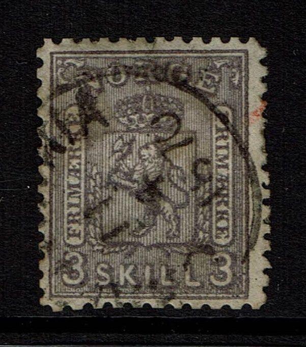Norway SC# 13, Used, Hinge Remnant - Lot 012917
