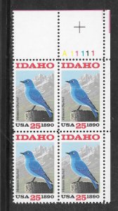 #2439 MNH Plate Block
