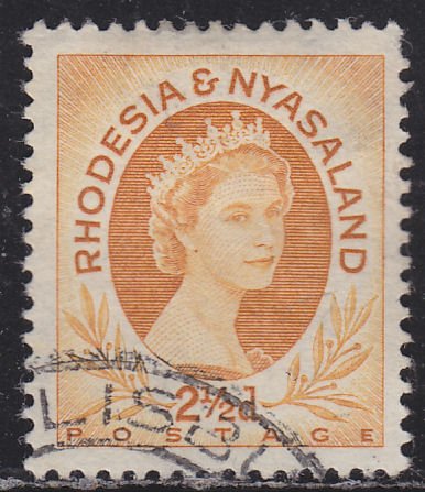 Rhodesia & Nyasaland 143B Queen Elizabeth II 1956