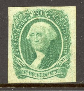 USA 1863 Confederate States 10¢ Washington Scott #13 Mint O735 ⭐⭐ ⭐⭐⭐ 