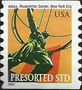 # 3520 USED ATLAS STATUE N.Y. CITY