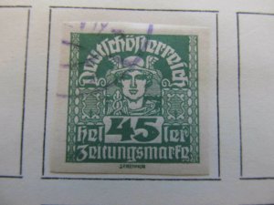 A13P25F146 Deutschosterreich German Austria 1920-21 45h fine used stamp-