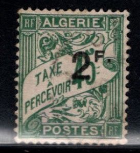 ALGERIA Scott J19 Used Postage due stamp light cancel