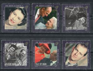 Great Britain-Man Stamp 1408-1413  - Service of Queen Elizabeth