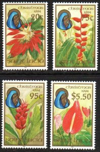 St. Lucia Sc #1010-1013 MNH