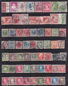 Denmark Early 1900-70 Selection of 191 Stamps Used and Unused