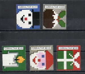 Gibraltar 717-721 MNH