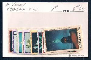 ST VINCENT Sc#507/516 Mint Never Hinged Complete Set