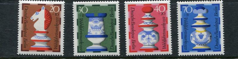 Germany Berlin 1972 Mi 435-8 Sc 9NB2-5 Chess Type MNH g2178hs