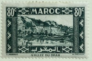 AlexStamps FRENCH OFFICES IN MOROCCO #163A VF Mint 