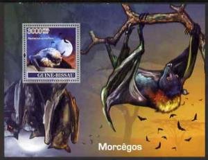 Guinea - Bissau 2007 Bats perf souvenir sheet unmounted mint