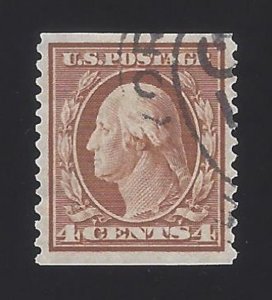 US #354 1909 Orange Brown Wmk 191 Perf 12 Vert Used VF Scv $275