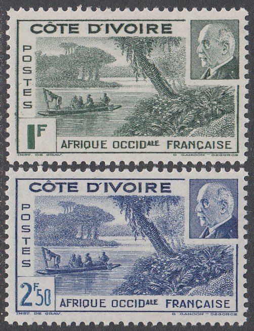 Ivory Coast 165-166 MVLH CV $1.65