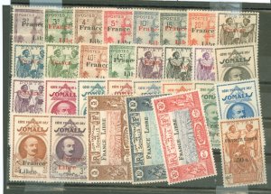 Somali Coast #194-223 Unused Single (Complete Set)