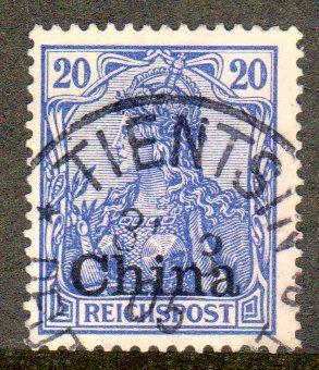 German Offices in China #27, Tientsin DP a CDS, 31 Mar 1905