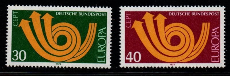 Germany Sc 1114-1115 1973 Europa stamp set mint NH