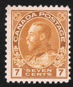 Canada Scott 113 Mint HR OG 1911-25 7c Lot QCx049 bhmstamps