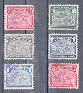 Panama Scott #C6a-C9 Used
