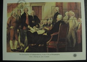 US Scott #1687 Bicentennial Sheet Mint W/Cancellation