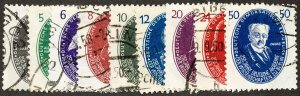 Germany DDR Stamps # 58-67 Used VF Scott Value $61.00