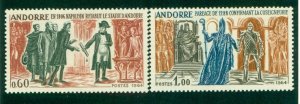 FRENCH ANDORRA 159-60 MH RL 3921 CV $45.00 BIN $12.50