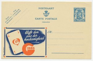 Publibel - Postal stationery Belgium 1941 Playing card - Ace