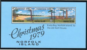 Norfolk Island 253a MNH 1979 Christmas S/S